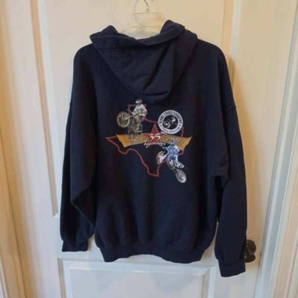 Vintage TCCRA Gildan Hoodie Size XL Black